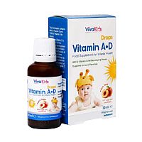 قطره ویتامین آ+د ویواکیدز - 30 میلی لیتر